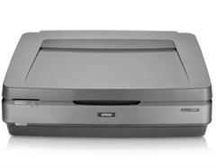 A high quality flatbed scanner is used to create reproductions of original art