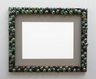 Green stones, Black Frame resin